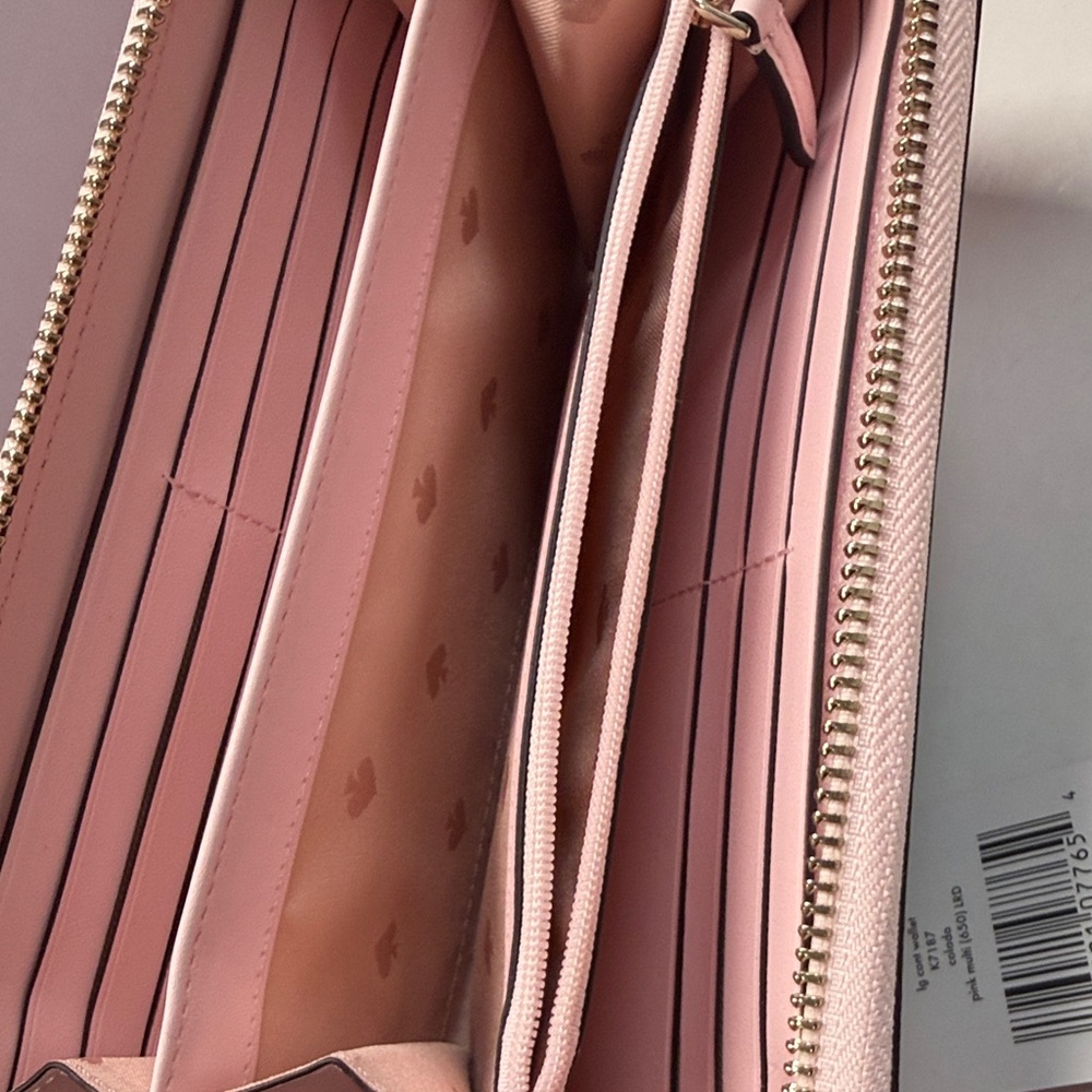 Kate Spade Pink Wallet with Pineapple Design - Picture 2 of 5